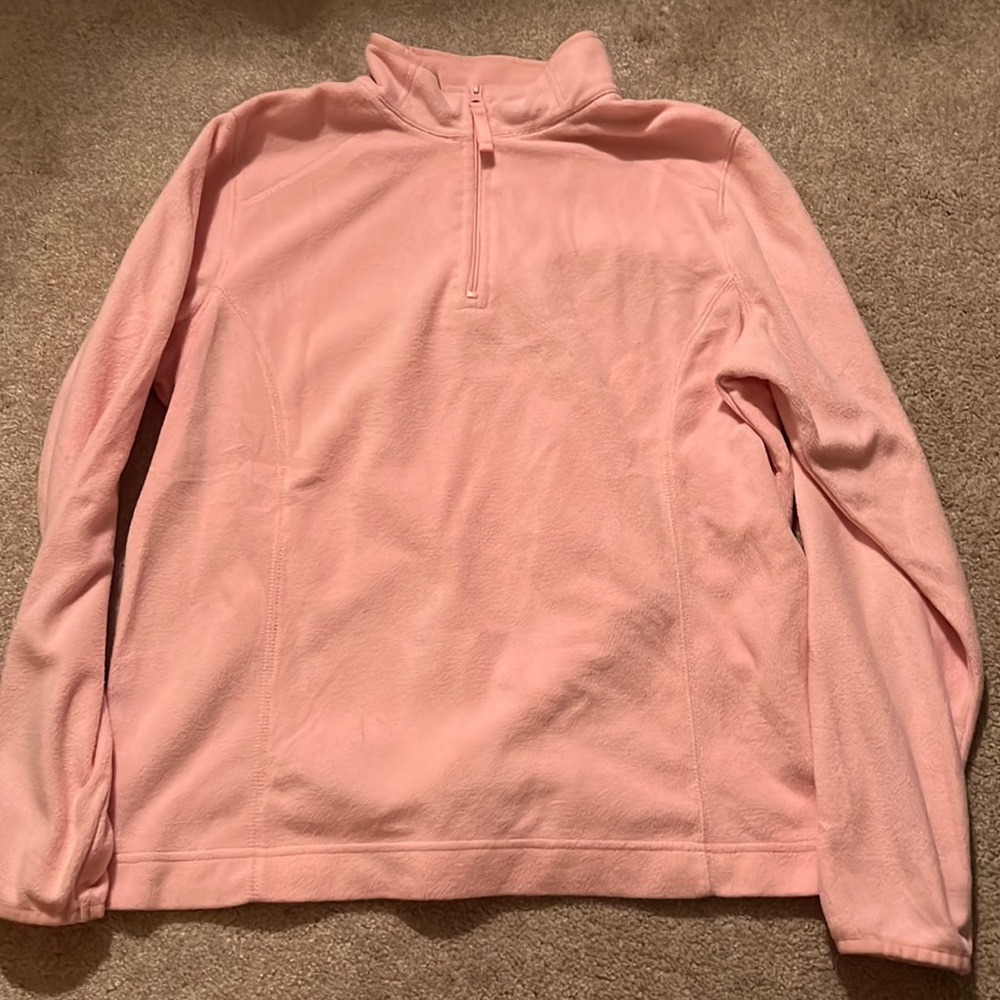100% Polyester Baby Pink Pullover